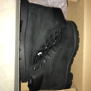 Black Timberland boots